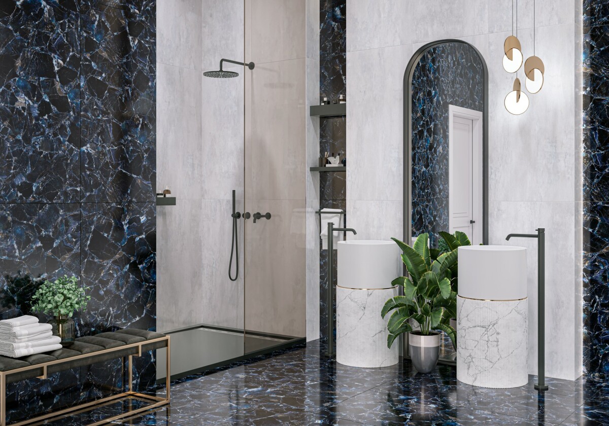 Керамогранит 60120ADA23HG LCM Adamant Blue Суперполированный 600 x 1200 x 8 мм.