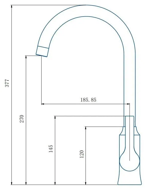 Haiba смеситель для кухни HB70652