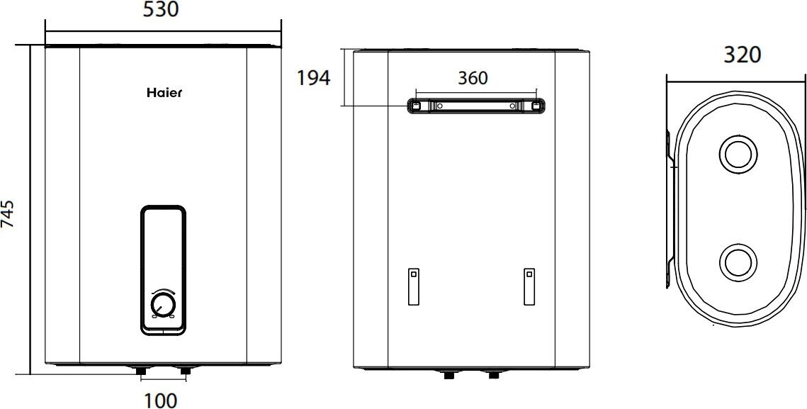 Haier ES 50V - F3 Водонагреватель электрический 50 литров