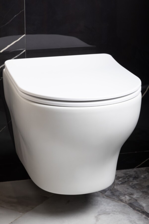 Унитаз подвесной Boheme Fiore Белый матовый c крышкой, Торнадо 978-SET-MW