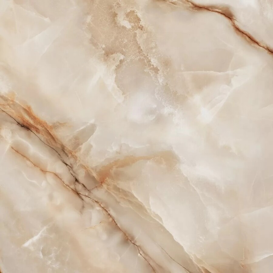 Керамогранит 6060ORO11P LCM Onyx Royal Latte Полированный 600 x 600 x 8 мм.