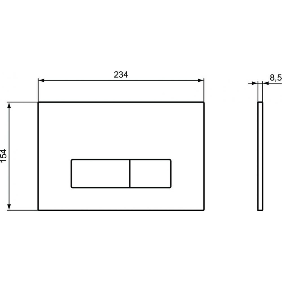 Ideal Standard кнопка смыва М2 R0122AC