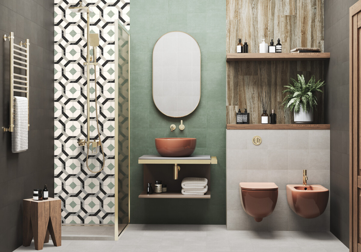 Керамогранит Artkera Group Design Art GP2020DMX11 Design Mix 3 Матовый 200 x 200 x 8 мм.