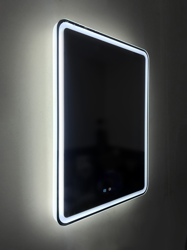 BelBagno зеркало с подсветкой, голосовым управлением и подогревом SPC-MAR-600-800-LED-TCH-SND