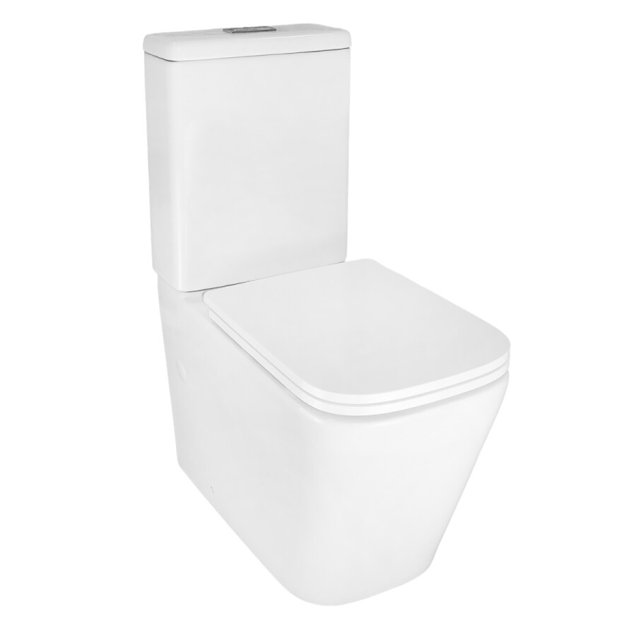 Унитаз-компакт Azario SAVIA 370х640х810 напольный, безободковый, система смыва Rimless, с быстросъемным сиденьем "Микролифт" AZ-8303D-s