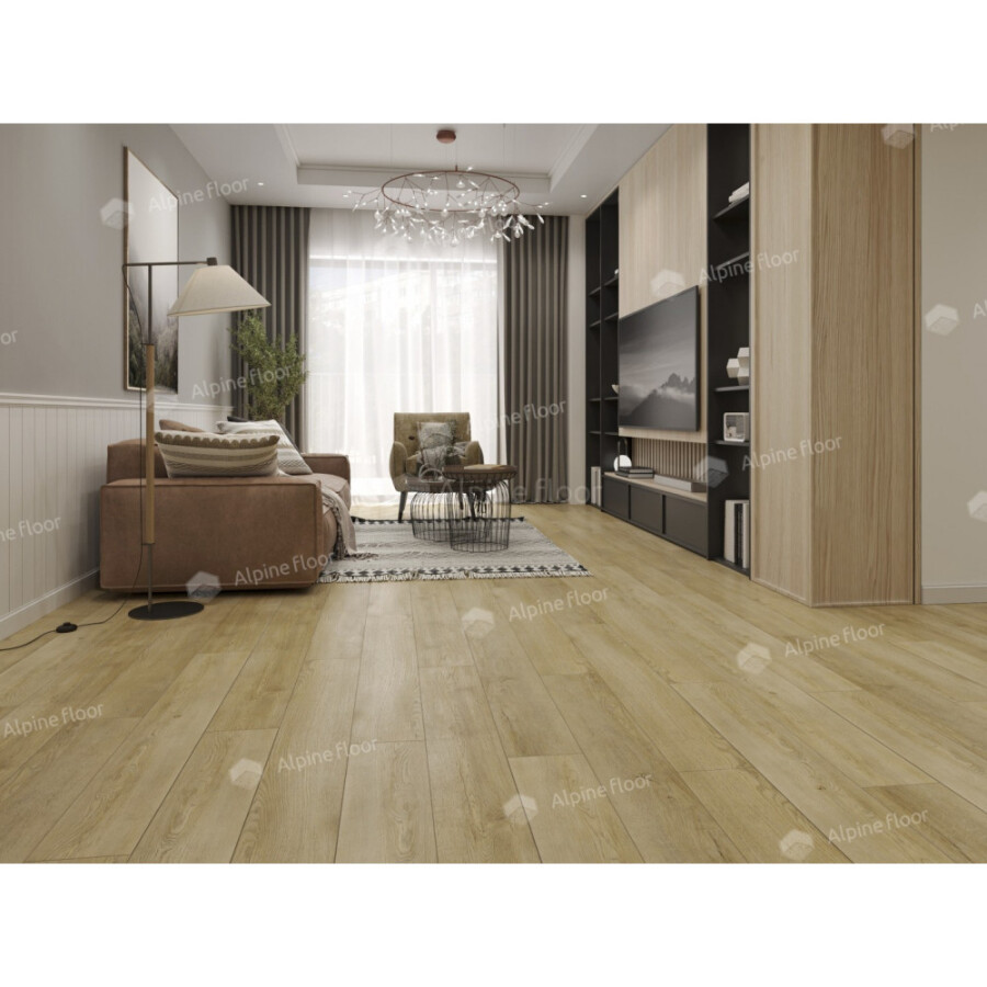 Alpine Floor Easy Line Кварцвиниловая плитка LVT Дуб старинный ECO 3-33 1219.2 х 184.15 х 3 mm