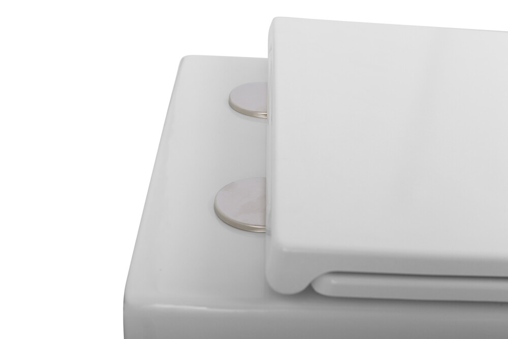 Унитаз подвесной безободковый с сиденьем и смывом TORNADO BelBagno LUCE-TOR BB076CH-TOR/SC
