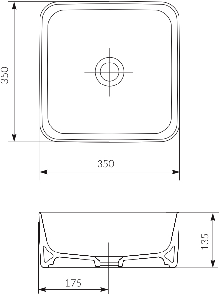 Cersanit Louna 60 см тумба SZ-LOU-CO60/Wh с раковиной UM-CRE50/1-oc-RC подвесная