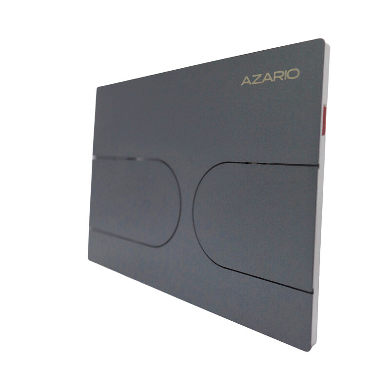 Кнопка смыва AZARIO NEW-TS механическая, нержавеющая сталь 304, серый AZ-SS-001-GG