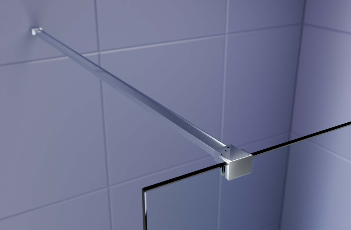 Aquatek AQ.WI.120.1CH Душевая перегородка Walk In 120см с держателем 1200мм хром прозрачное