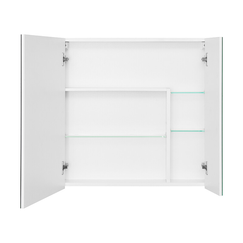 Акватон Асти зеркальный шкаф подвесной 70х13х70 белый 1A263402AX010