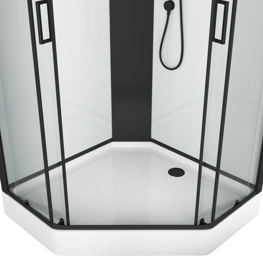 Душевая кабина Grossman Elegans GR250D (100х100х217) дверь раздвижная,5 мест