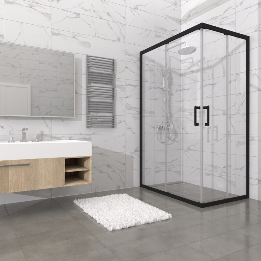 Душевая Ширма Triton pro Фикс-Блэк 120х90 Щ0000075495