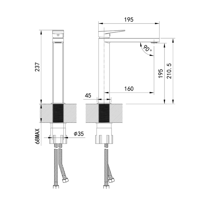 Iddis смеситель для раковины BRDSB01i01