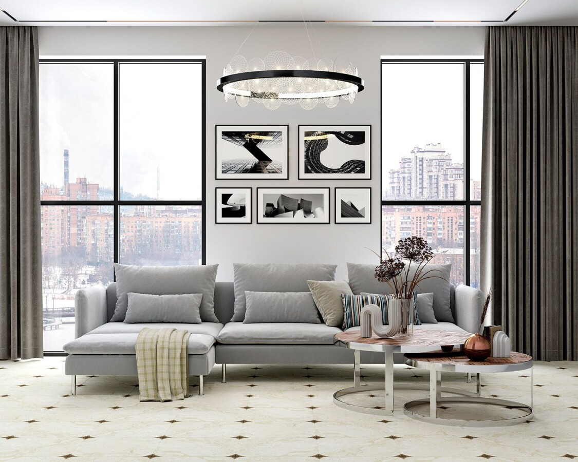 Керамогранит Eurotile Rondo GP Beige 41,2x41,2