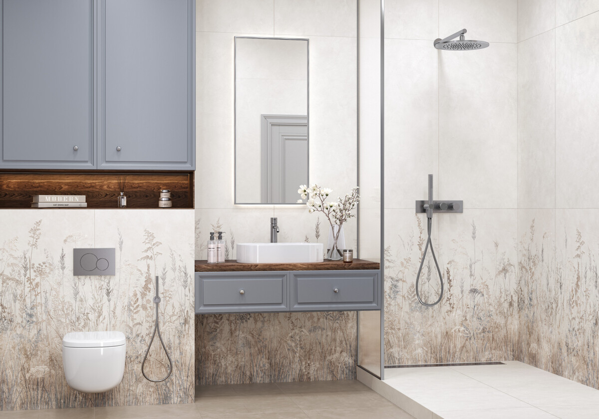 Artkera Group Alma Ceramica Флора / Flora Керамогранит 600 x 1200 x 8.5 GFU60120FLO04L