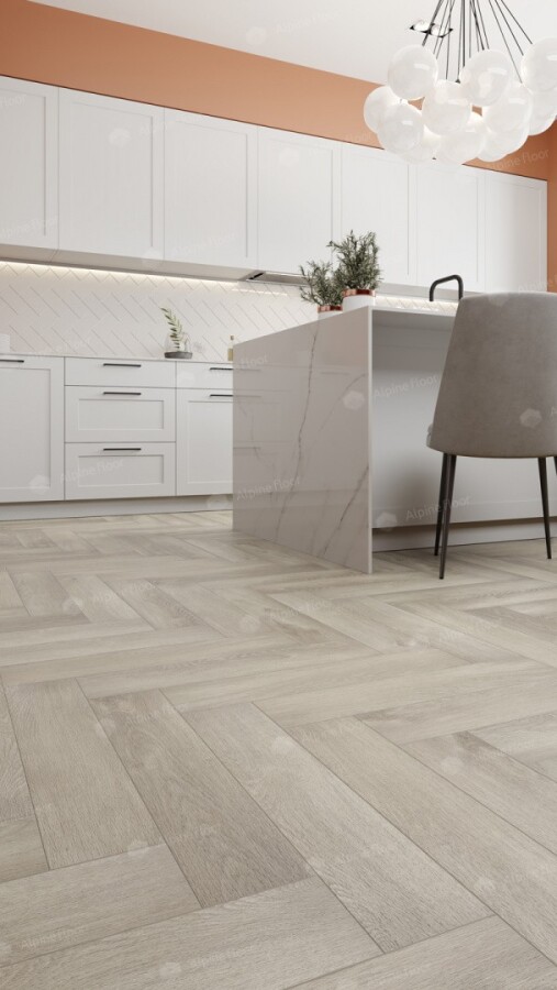 Alpine Floor Parqet LVT Кварцвиниловая плитка Дуб Фантазия ECO 16-1 590 х 118 х 2.5 mm