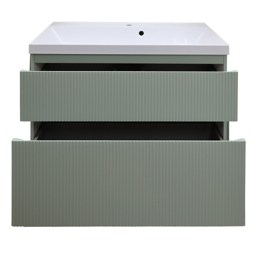 Комплект Тумба Azario Viola 100/2Н напольная ФИСТАШКОВЫЙ с раковиной Астория 100 CS00097145