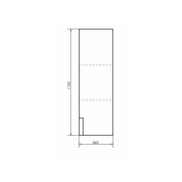 Полуколонна подвесная Comforty "Кёльн-35" дуб темный 00004149530CF