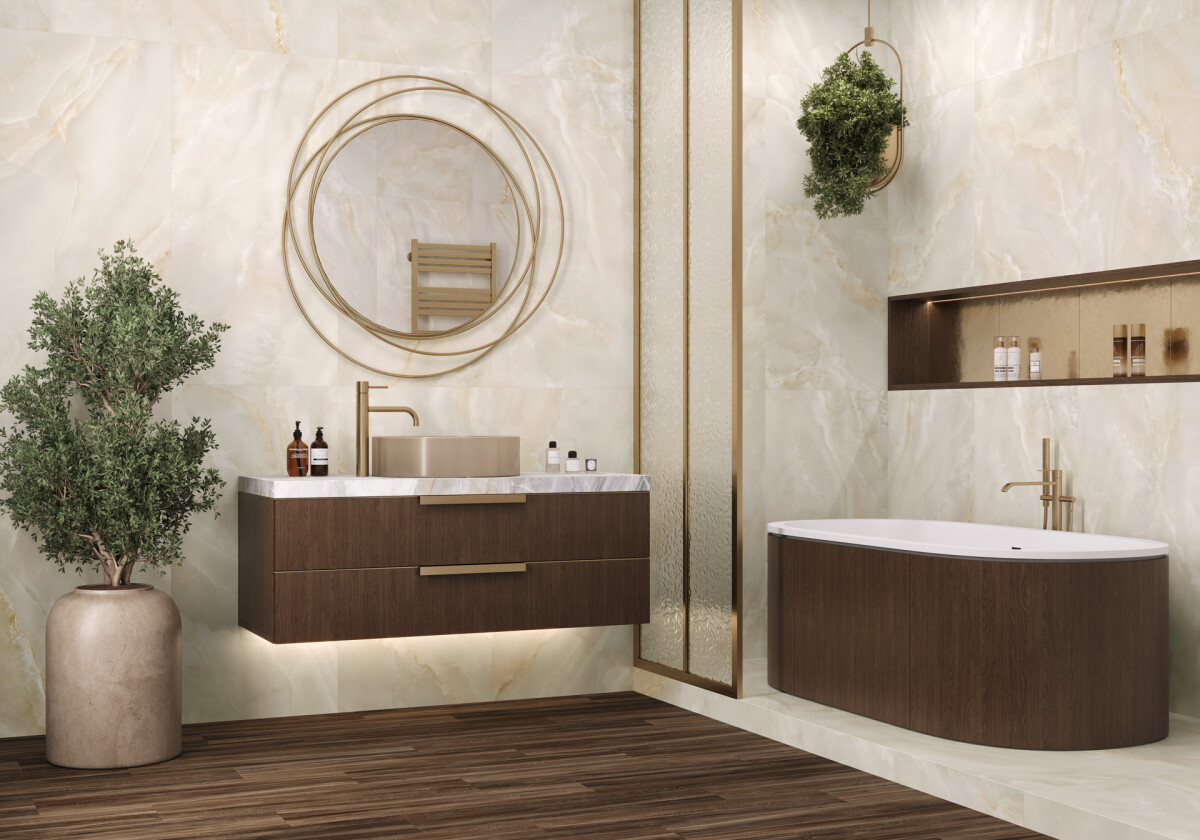 Delacora Onyx Breez Crema Керамогранит 600 x 1200 x 9.5 60120ONB01M