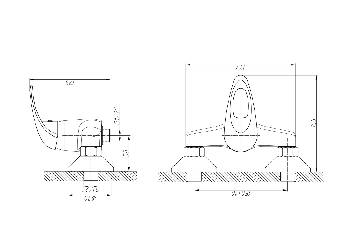 Haiba смеситель для душа HB2003