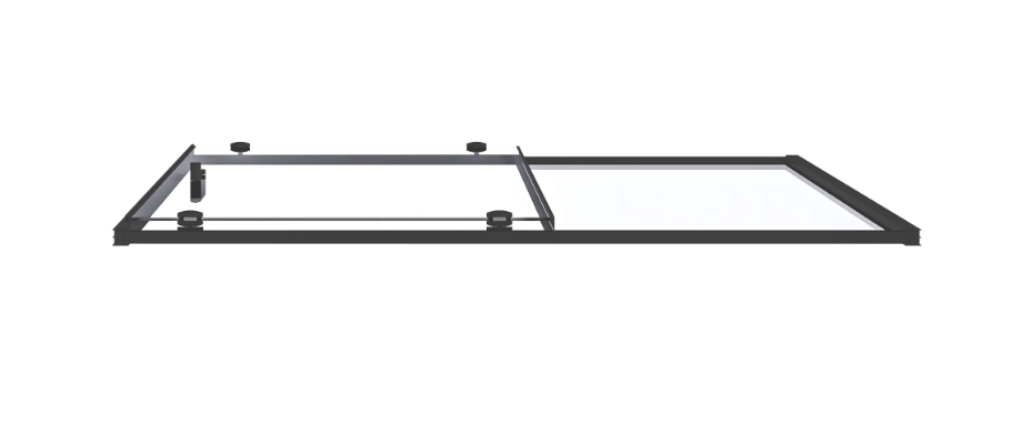 BAS Lite WTW-110-C-B душевая дверь в нишу 1100х1900 Черный ЛТ00022