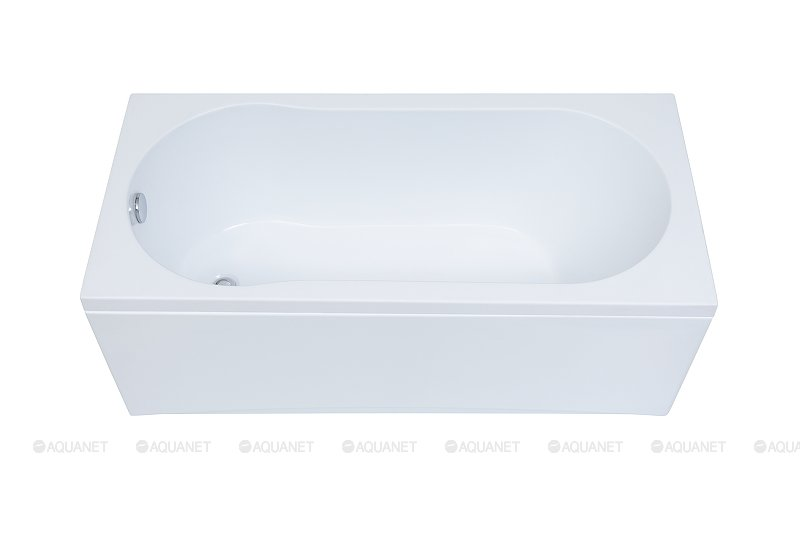 Aquanet Light ванна акриловая овальная белая 160*70 см с каркасом 00243871