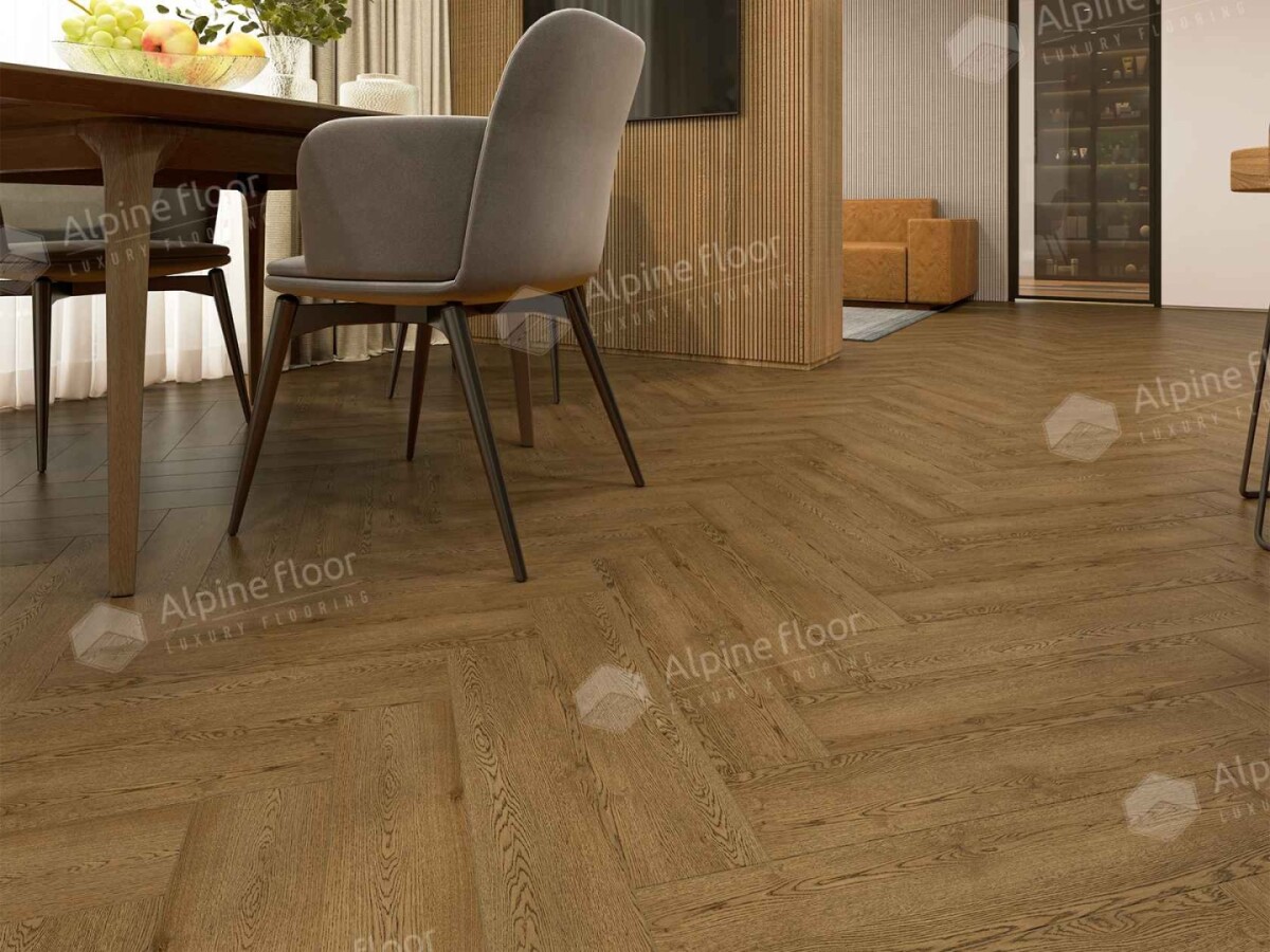 Alpine Floor Parqet LVT Кварцвиниловая плитка Дуб Селена ECO 16-32 590 х 118 х 2.5 mm