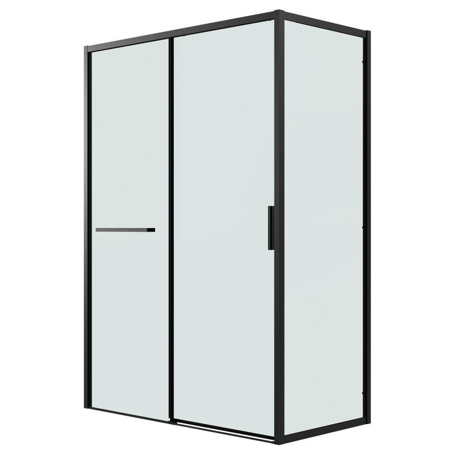 Боковая стенка Grossman Style 200.K33.05.80.21.00 (80х195) черный матовый,стекло прозрачное, 1 место