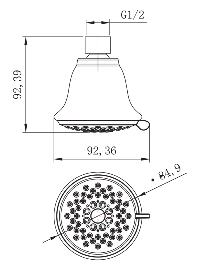 Lemark душевая лейка LM8043C