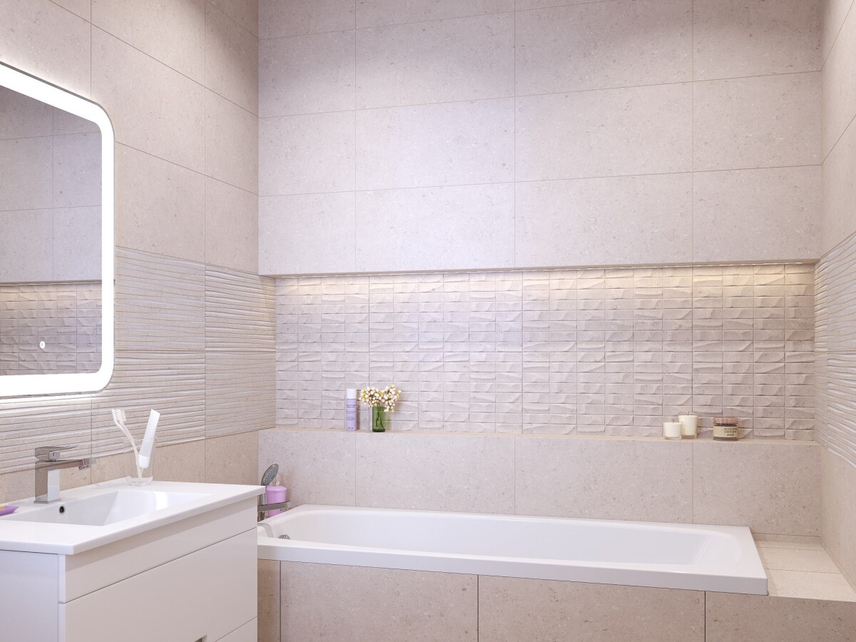 Керамическая плитка Cube Ceramica Rockberry Panch Beige 30*60 УТ000049812