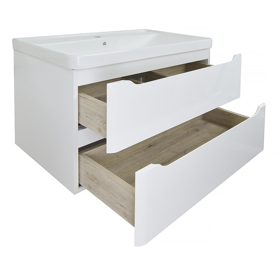 Комплект Тумба Azario LOTOS 80/2 815х480х570 подвесная с раковиной Monte 80 CS00083931