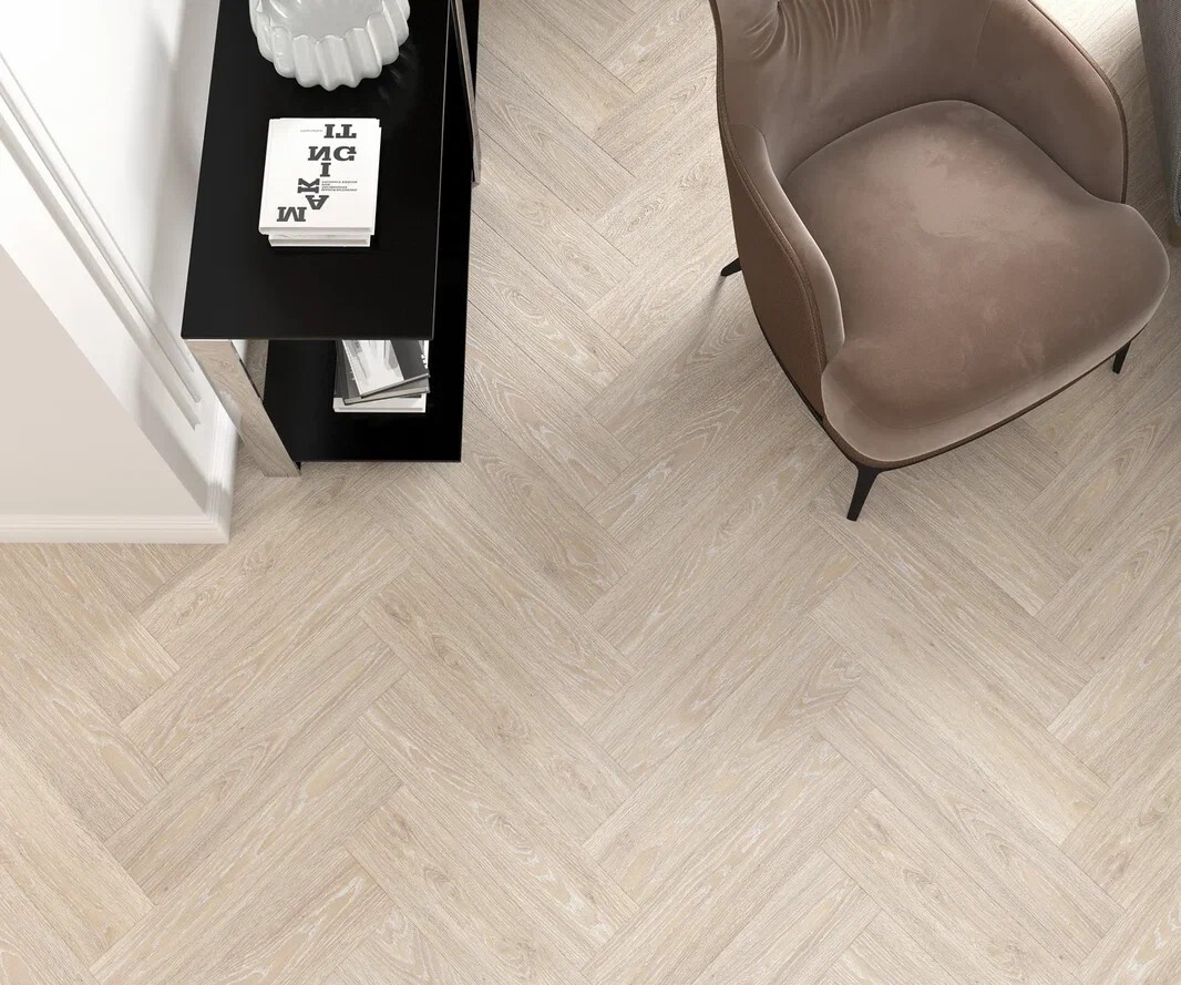 Керамогранит Eurotile Oak Basalt GP White 14,7x59,4