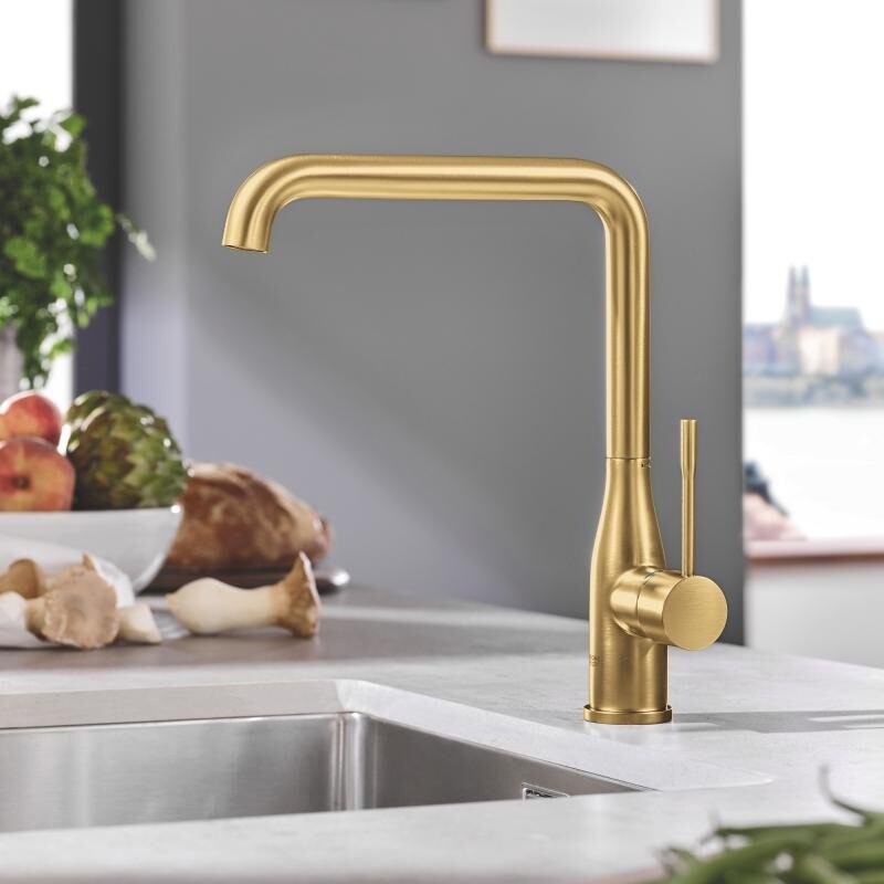 Grohe Essence New 30269GN0 смеситель для кухни холодный рассвет матовый