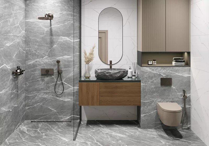 Керамогранит 6060IME18P LCM Imperial Grey Полированный 600 x 600 x 8 мм.