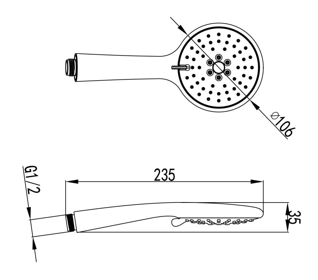 Lemark душевая лейка LM8095C