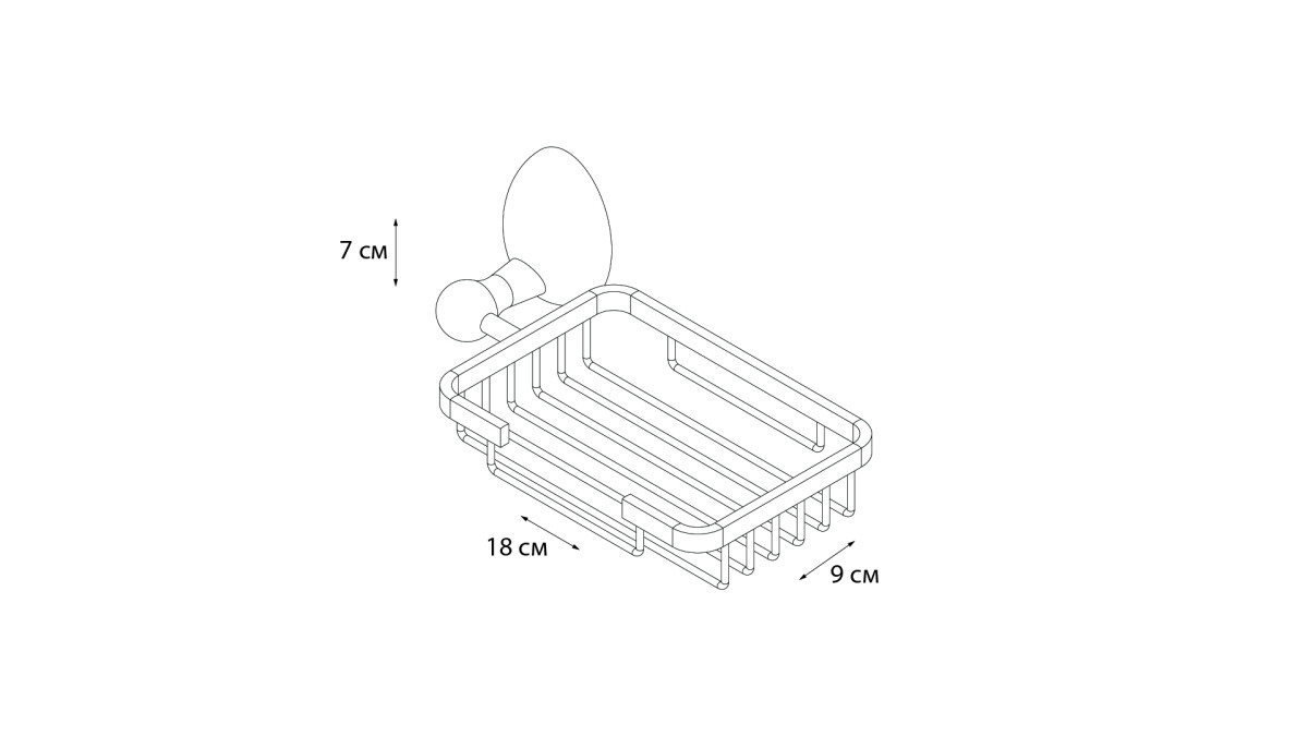 Fixsen мыльница GR-3009