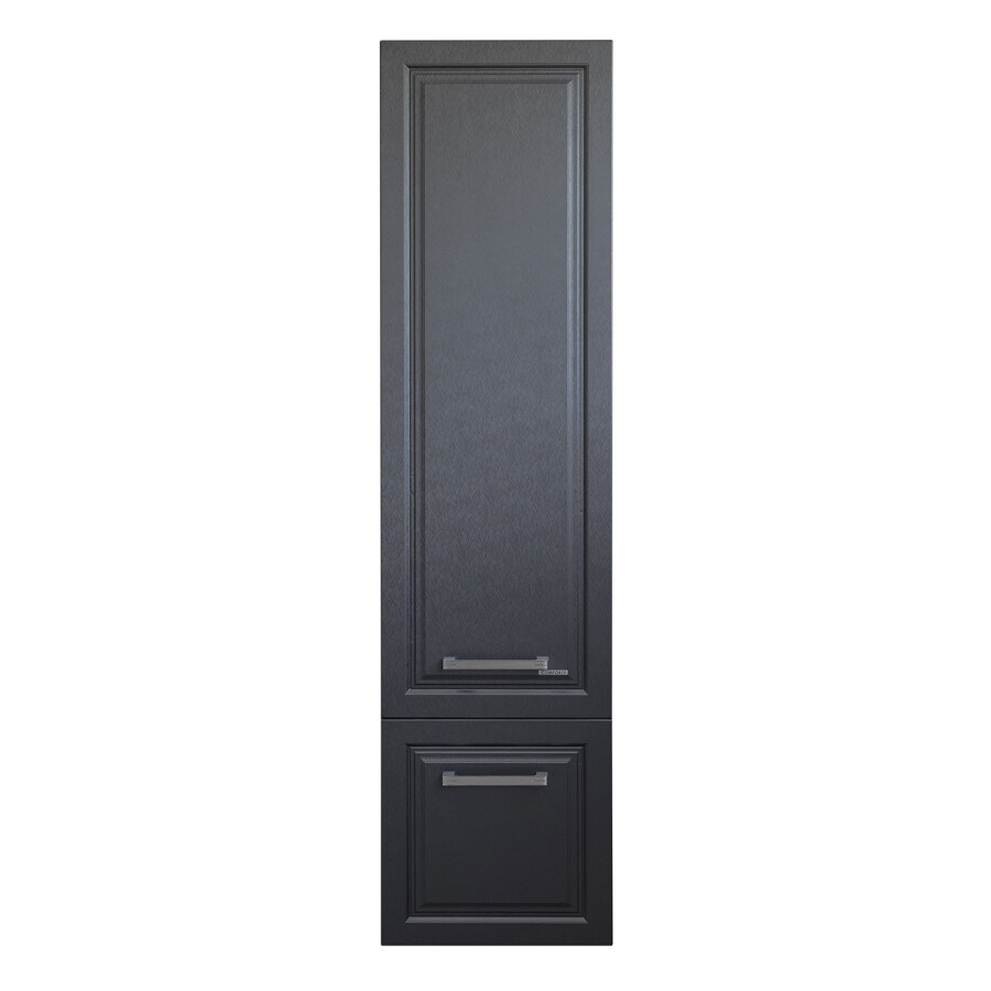 Шкаф колонна для ванной комнаты Comforty Бросно-40П оружейная сталь 00-00020779