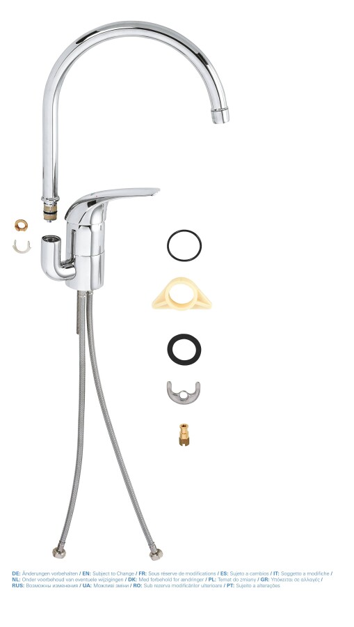 Grohe Euroeco 32752000 смеситель для кухни хром