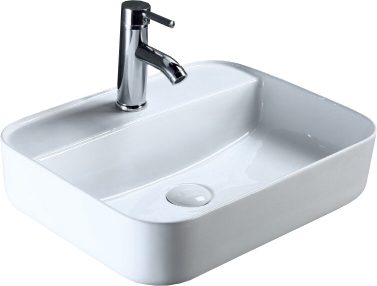 BelBagno BB1321 раковина накладная 50 см белая