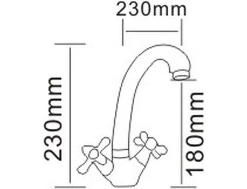 Rozzy Jenori Vodoley M844-8 смеситель для кухни хром