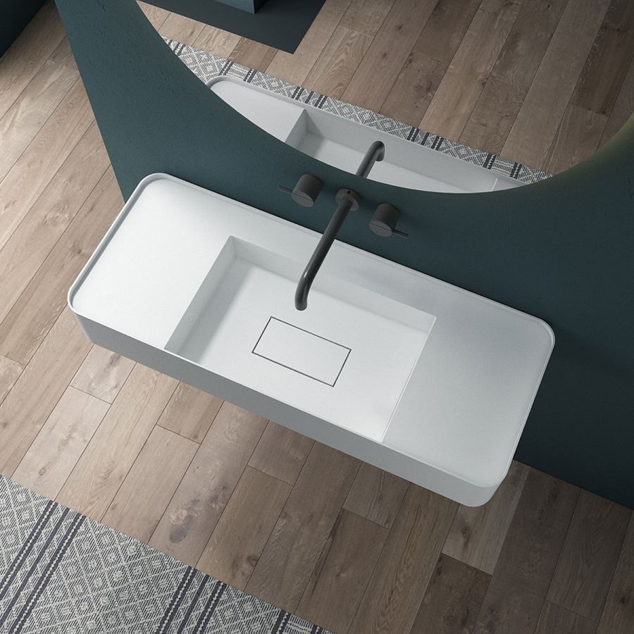 Vincea Solid Surface раковина 120х40 см подвесная VWB-6S312MW