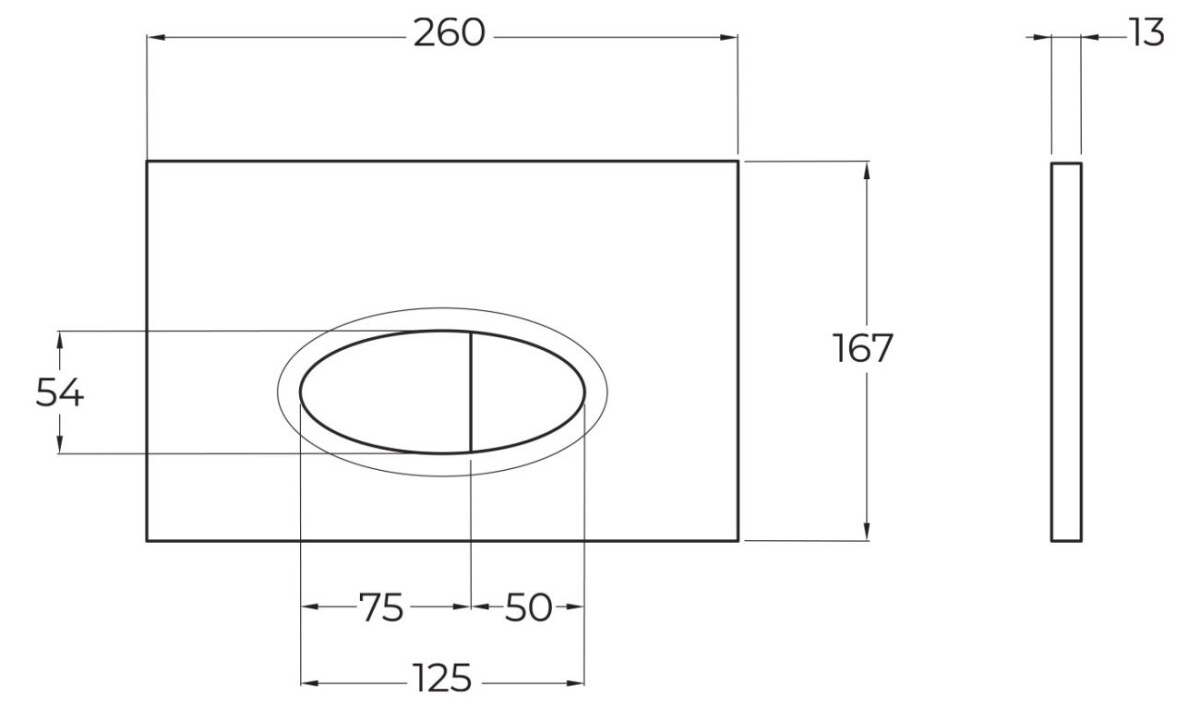BB026/BB050CR.MAT Система инсталляции для подвесных унитазов BelBagno BB026 с кнопкой смыва BB050CR.MAT