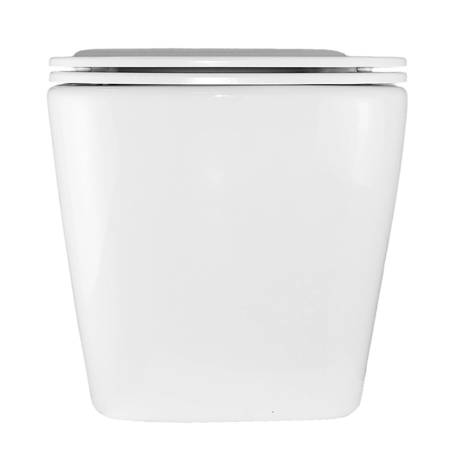 Унитаз подвесной Azario Cascad M 490x345x325 безободковый, система смыва "Скрытое Торнадо", с быстросъемным сиденьем микролифт AZ-10002