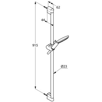 Kludi Freshline душевой гарнитур 6784091-00