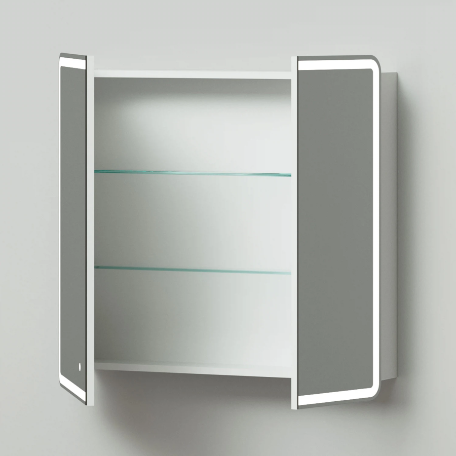 Итана Miro зеркальный шкаф с подсветкой 80 белый