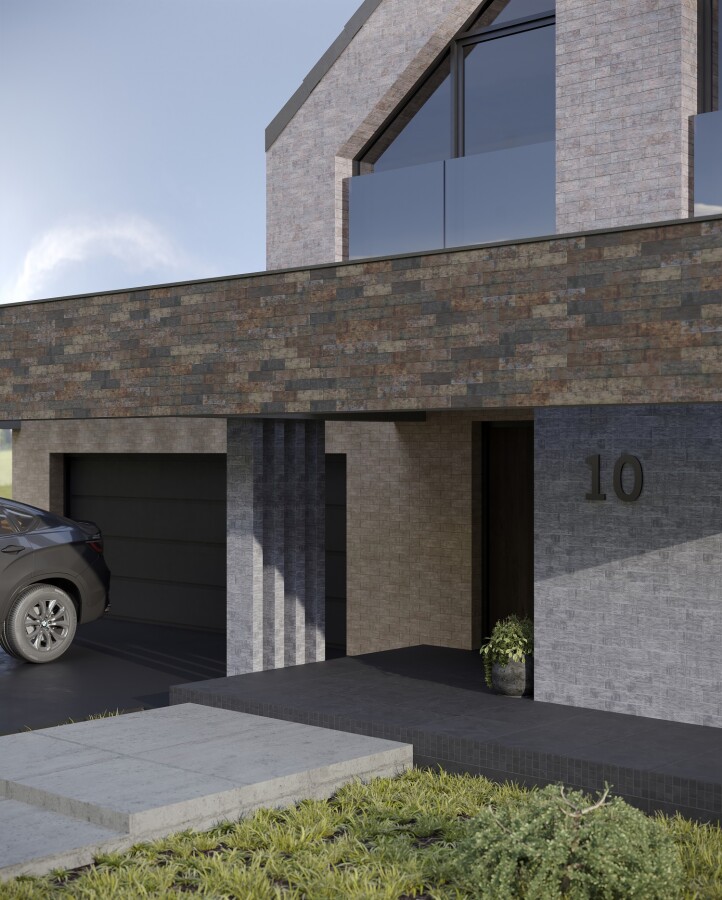 Клинкерная плитка Березакерамика Brick Wall натурал 7,5x25