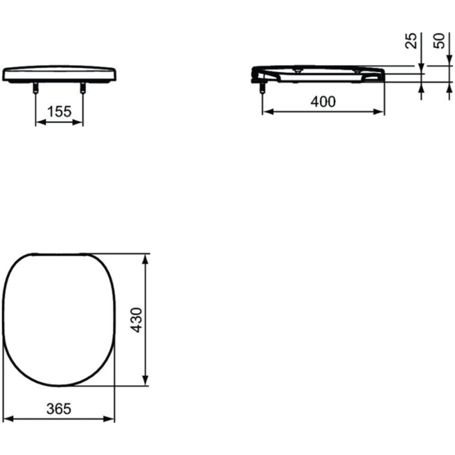 Ideal Standard W220101 готовый набор 3 в 1 подвесной унитаз + сидение + инсталляция