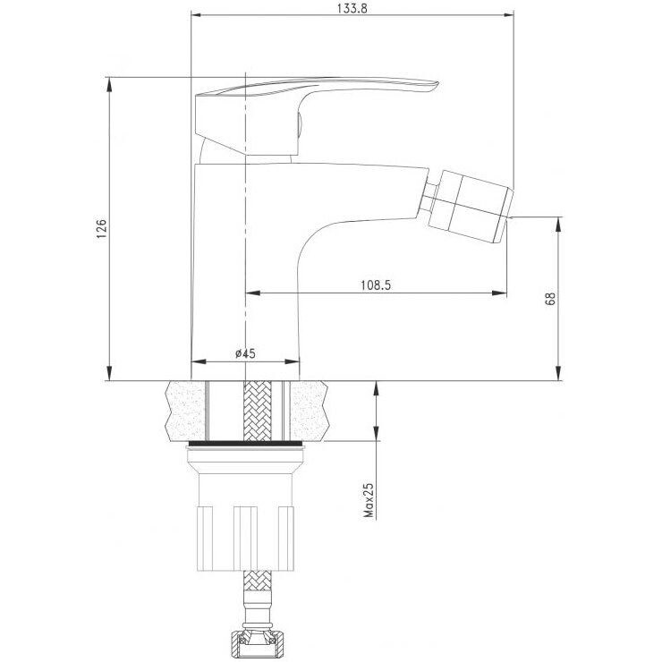 Imprese Blatna 40185 смеситель для биде