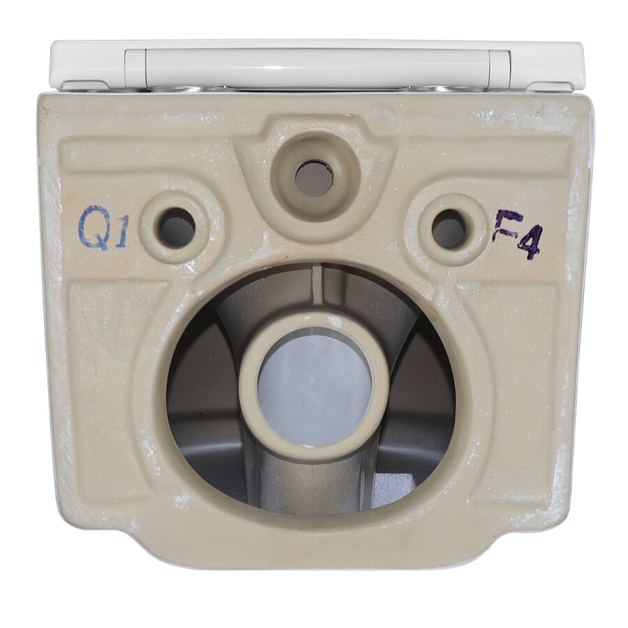 Унитаз подвесной Azario LUZIO 365х495х360 безободковый, рельефный, слив "Скрытое Торнадо", с быстросъемным сиденьем "Микролифт" AZ-098-UQ